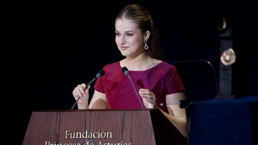 Le message d'optimisme de la Princesse Leonor face au « chaos » auquel est confrontée sa génération : son discours aux Prix Princesse des Asturies 2026