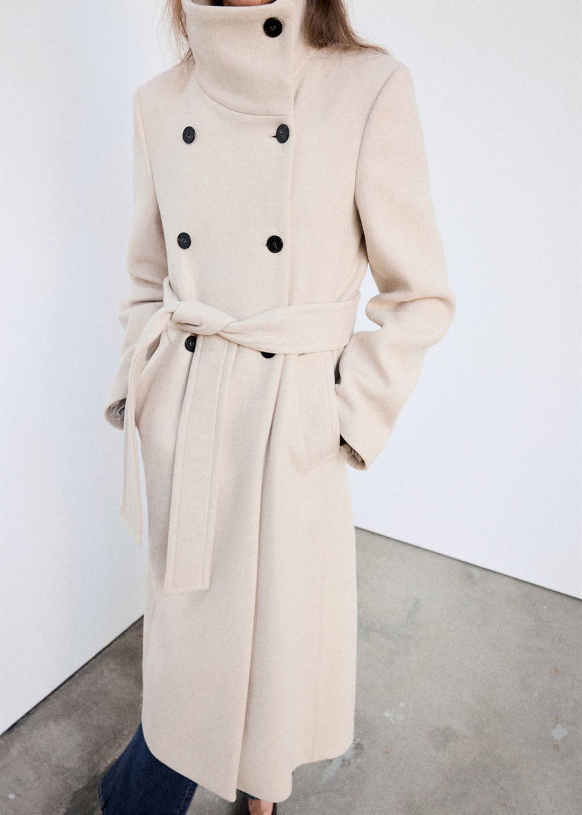 Manteau en laine Manteco blanc