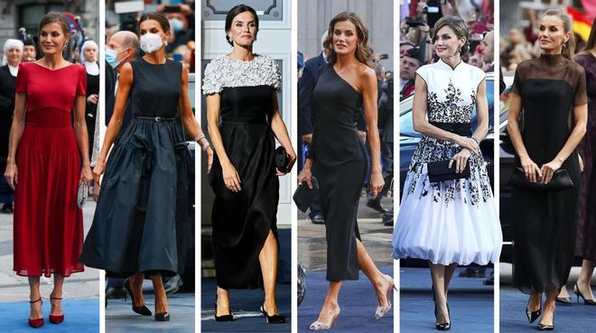 Les 21 looks de la reine Letizia aux Prix Princesse des Asturies : voici comment son style a évolué