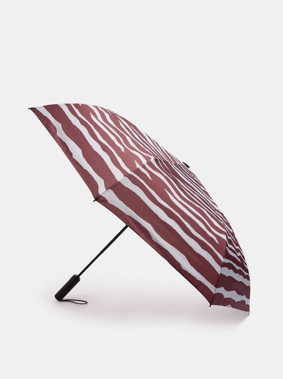 Parapluie moyen imprimé multicolore