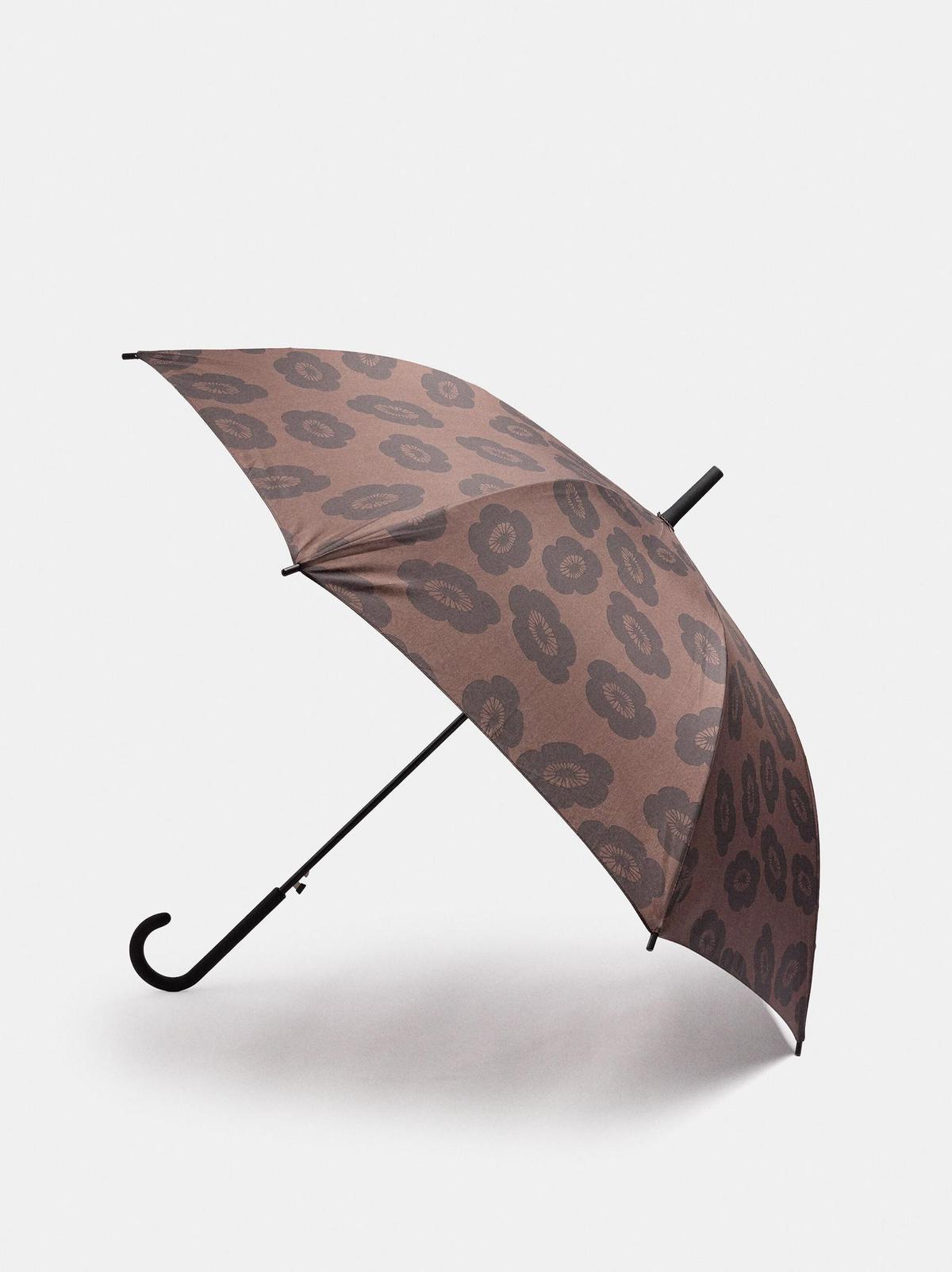 Parapluie imprimé grandes fleurs
