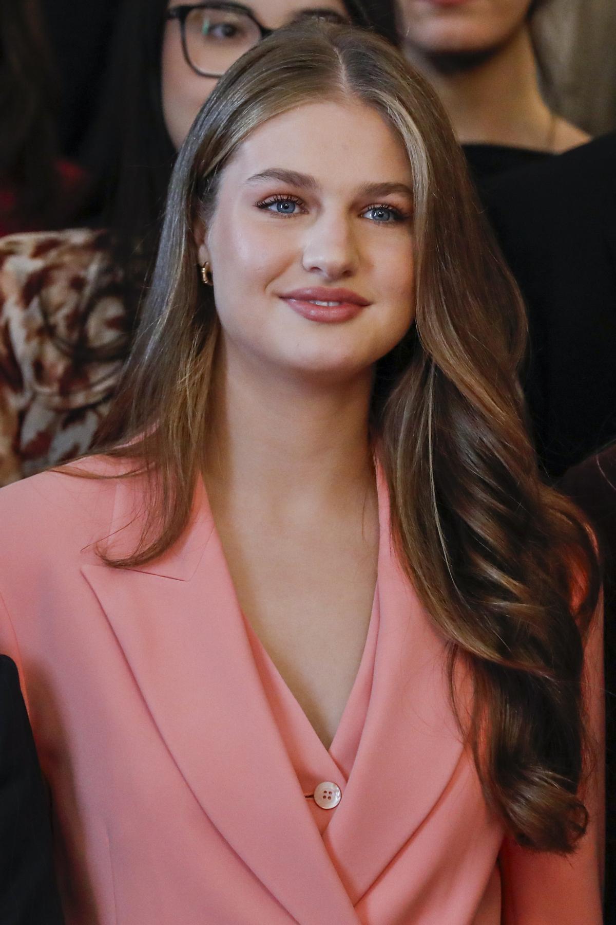 Le look de la princesse Leonor lors des audiences dans les Asturies