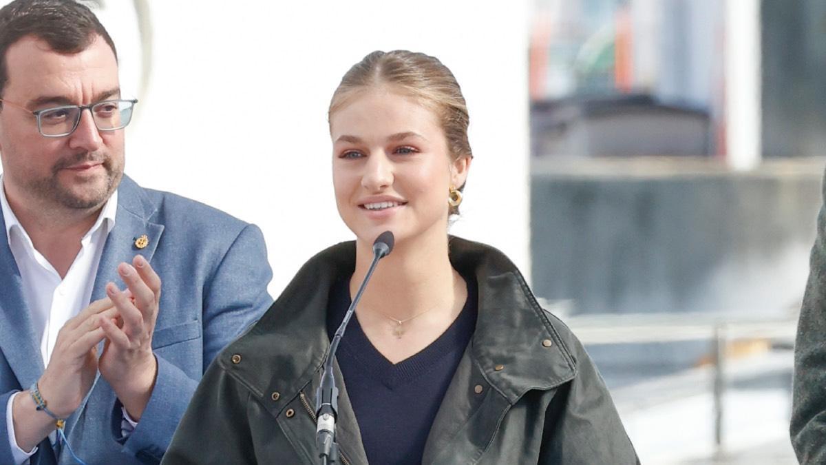 Discours de la Princesse Leonor après avoir été nommée Marin d'Honneur : "Les femmes ont mis le rodiellu sur leur tête et ont fait le tour de tout le conseil avec plus de 20 kilos de poisson frais à vendre"