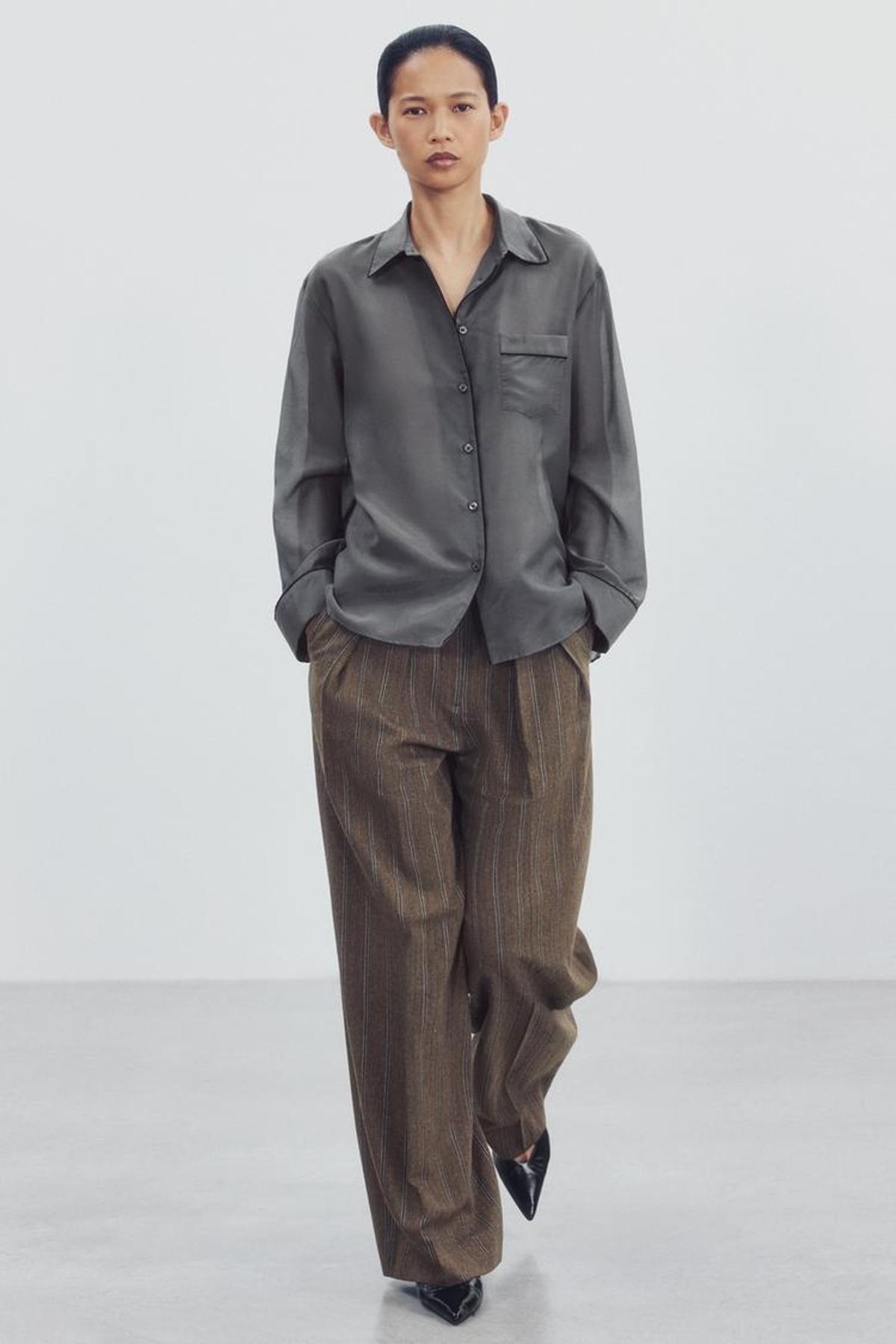Chemise grise