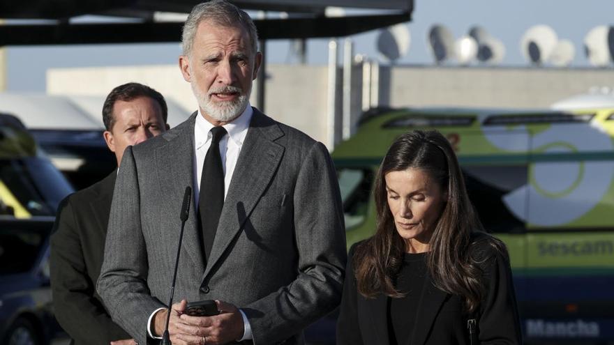Le roi Felipe VI appelle à "l'unité" après l'accident du train d'Urda : "Des mesures doivent être prises pour que cela ne se reproduise plus"