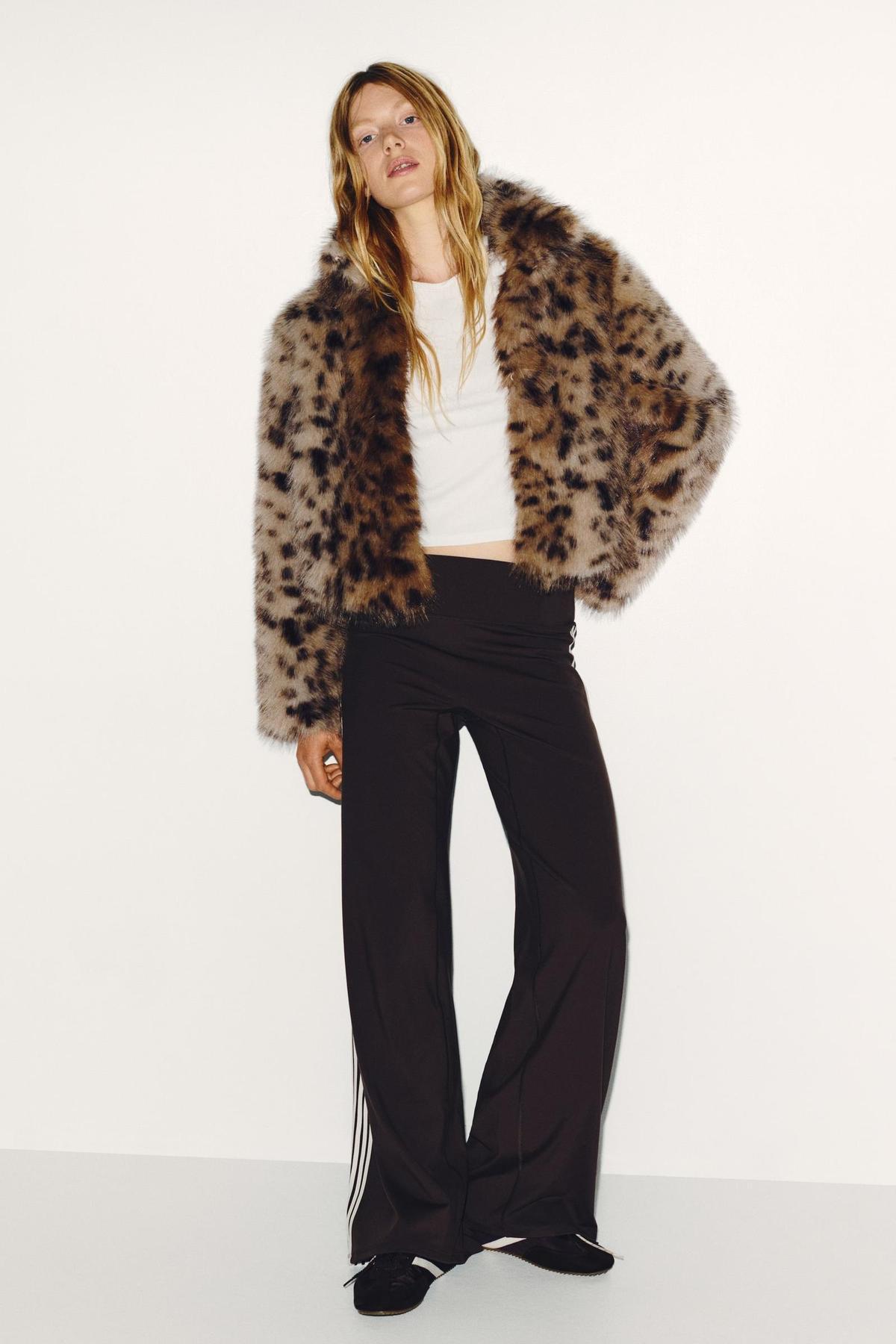 Veste effet fourrure