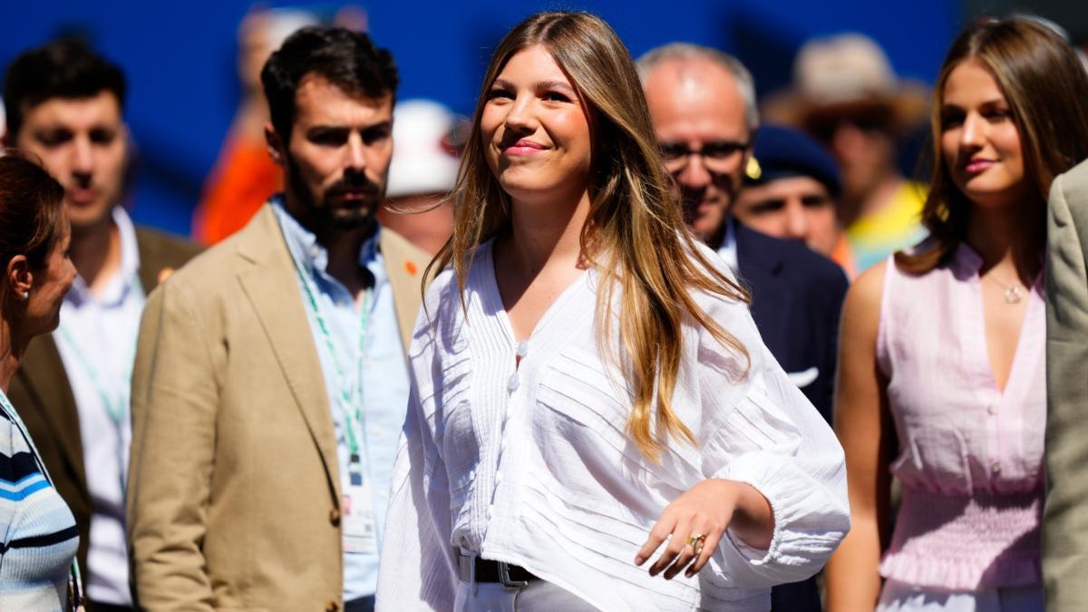 Así es cómo la infanta Sofía cuida su melena con mechas